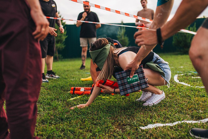 Тимбилдинг на свежем воздухе в Moscow ко Дню строителя