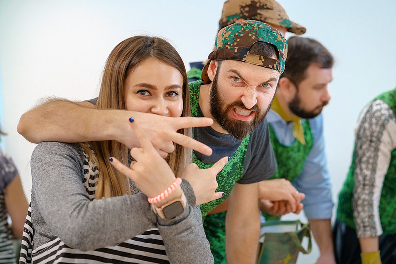 Корпоратив на День строителя в Moscow с уличными активностями