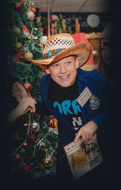 Новый год в школе в Москве.