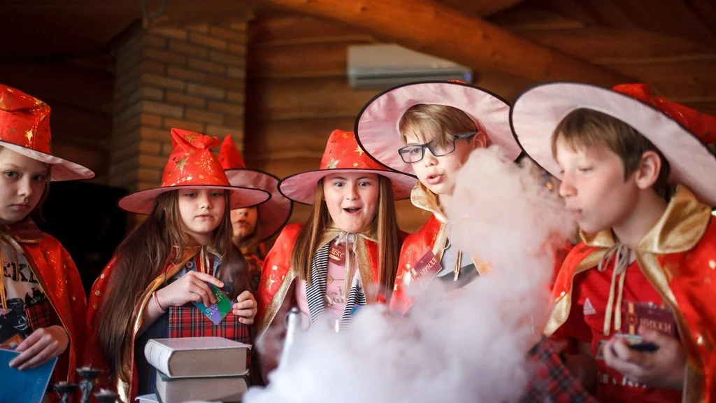 Выездной квест для детей &laquo;Школа магии&raquo;<span class='mob'>: Лакарнум Инфламаре&nbsp;&mdash; оно работает!</span> 